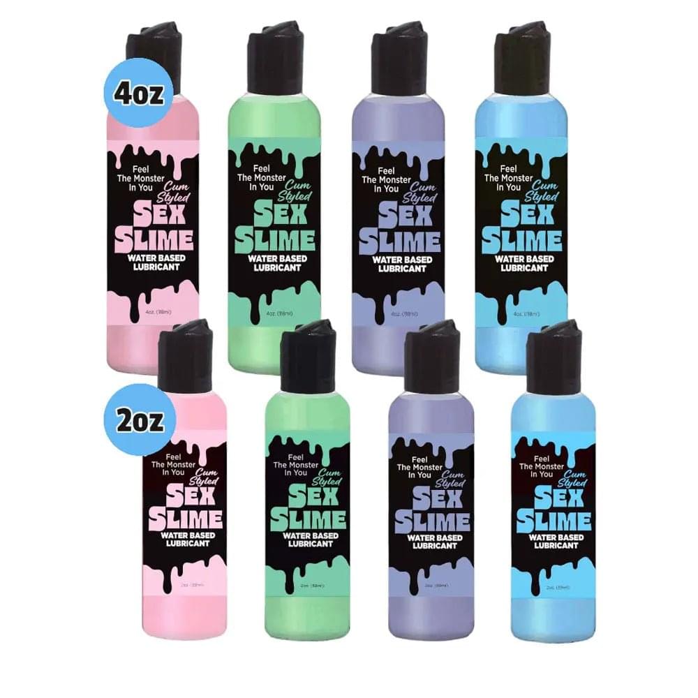 Sex Slime Cum Style Creature Lube -  60 ml -  Cum Style Water Based Lubricant - 60 ml Bottle Little Genie Discreet Intimate Essentials.
