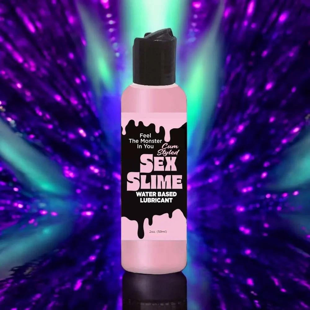 Sex Slime Cum Style Creature Lube -  60 ml - Green Cum Style Water Based Lubricant - 60 ml Bottle Little Genie Discreet Intimate Essentials.