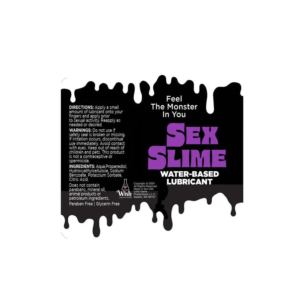Sex Slime -  -  Water Based Lubricant - 60 ml Bottle Little Genie Discreet Intimate Essentials.