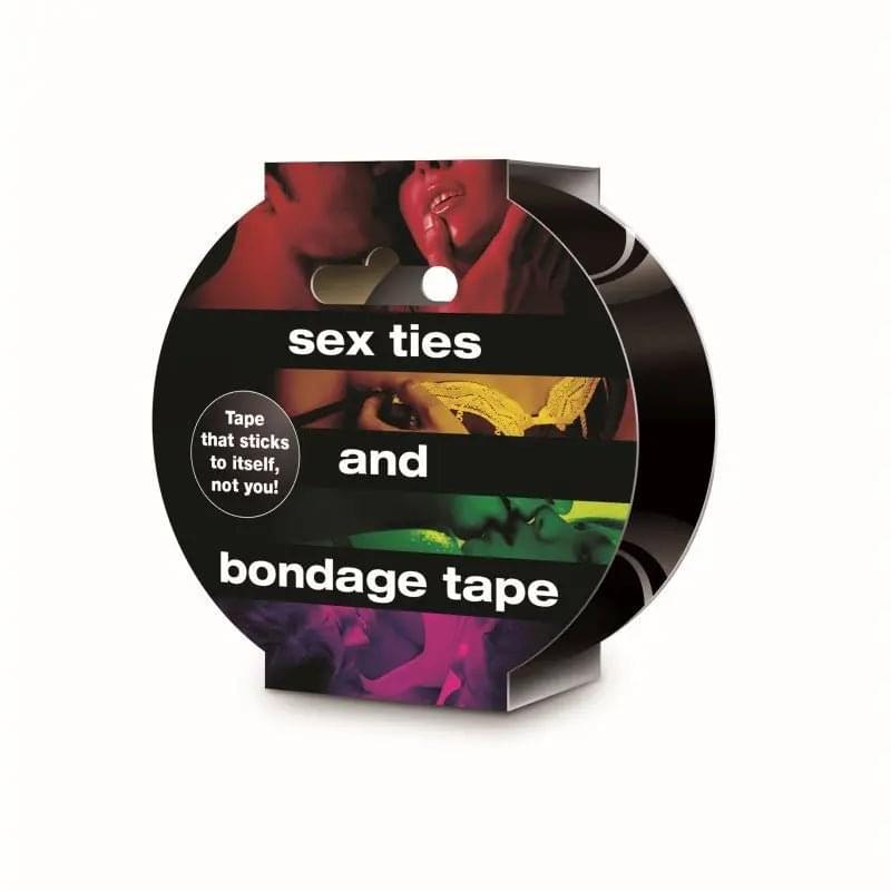Sex, Ties and Bondage Tape Black CreativeC Discreet Intimate Essentials.