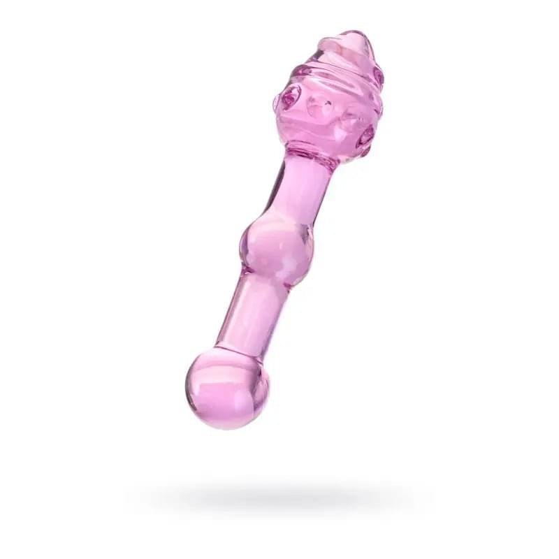 Sexus Glass Dildo Pink 17cm Sexus Glass Discreet Intimate Essentials.