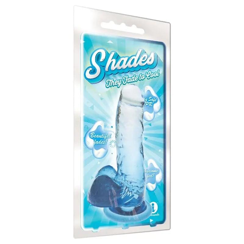 Shades 7'' Jelly TPR Dong -  17.8 cm Dong Icon Brands Discreet Intimate Essentials.