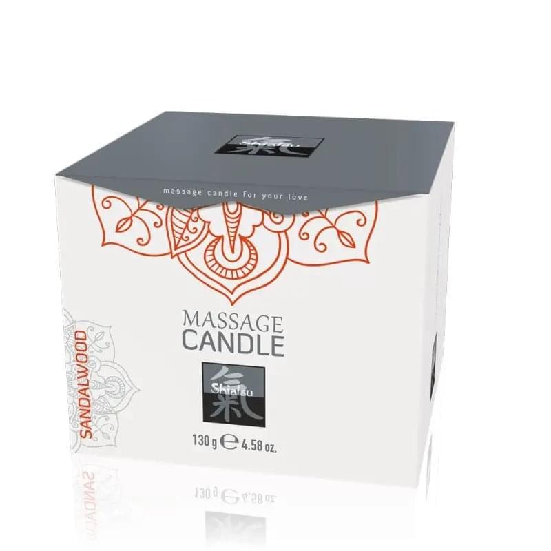 Shiatsu Massage Candle Sandalwood Shiatsu Discreet Intimate Essentials.