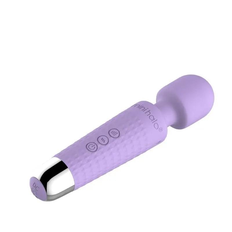 Shibari Mini Wand Halo 20X Lilac Shibari Discreet Intimate Essentials.