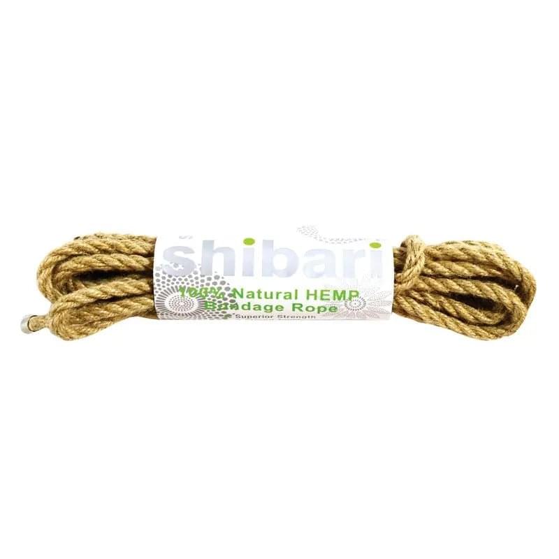 Shibari Rope 100% Natural Hemp 5m Shibari Discreet Intimate Essentials.
