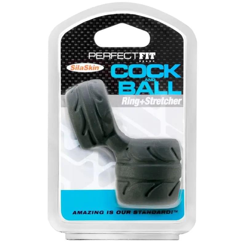 SilaSkin Cock And Ball Black PerfectFit Discreet Intimate Essentials.