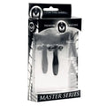 Silicone Cum-Thru Barbell Penis Plug Master Series Discreet Intimate Essentials.