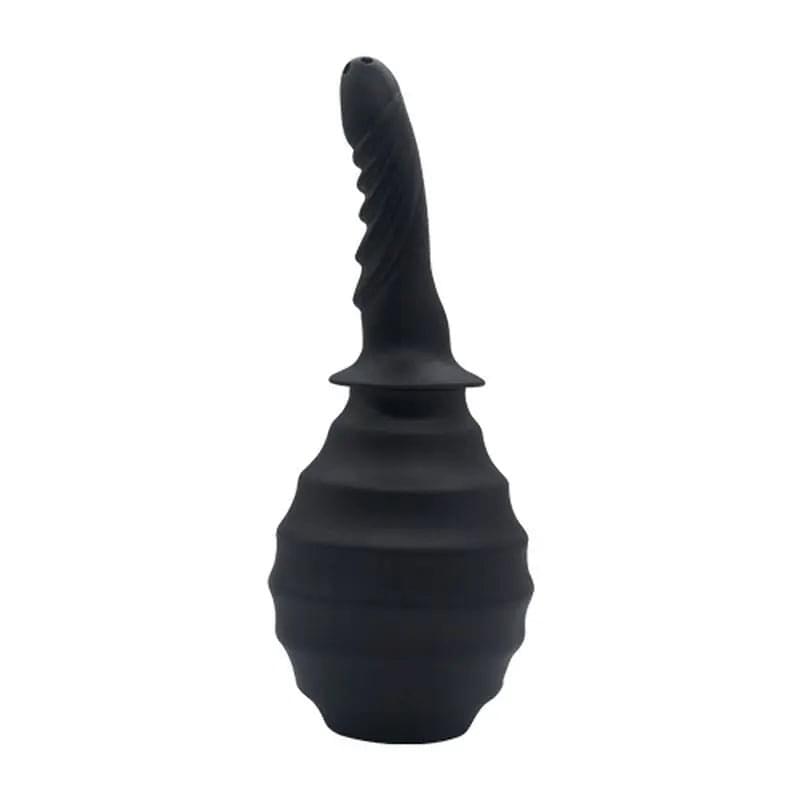 Silicone Ribbed Anti-Backflow Douche 310ml SXE Discreet Intimate Essentials.