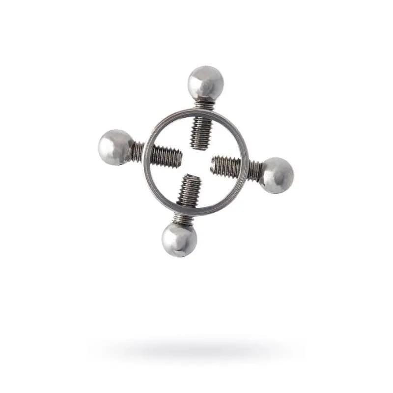 Silver Metal 2 Pc Nipple Clamps Metal Discreet Intimate Essentials.