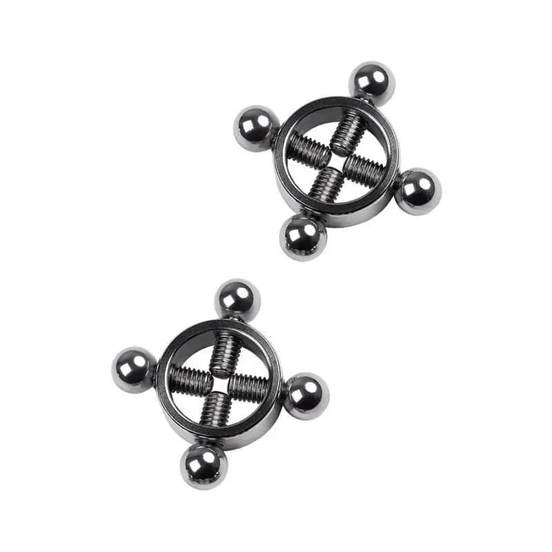 Silver Metal 2 Pc Nipple Clamps Metal Discreet Intimate Essentials.