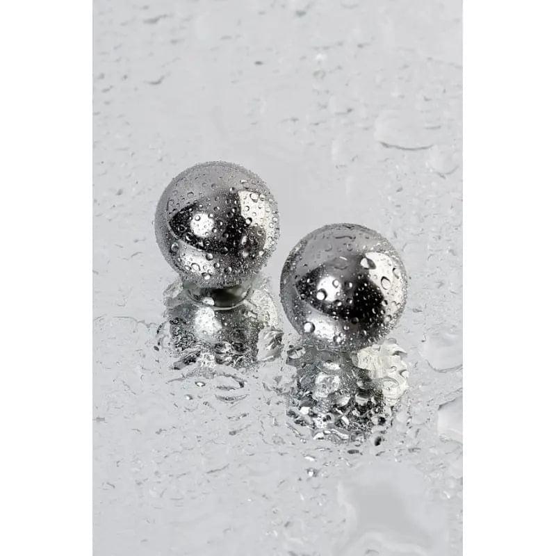Silver Metal 2 Pc Vaginal Balls 25mm Metal Discreet Intimate Essentials.