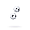 Silver Metal 2 Pc Vaginal Balls 3cm Metal Discreet Intimate Essentials.