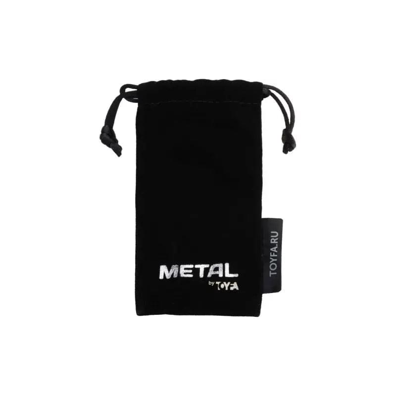Silver Metal Anal Plug w Topaz Crystal Small Metal Discreet Intimate Essentials.
