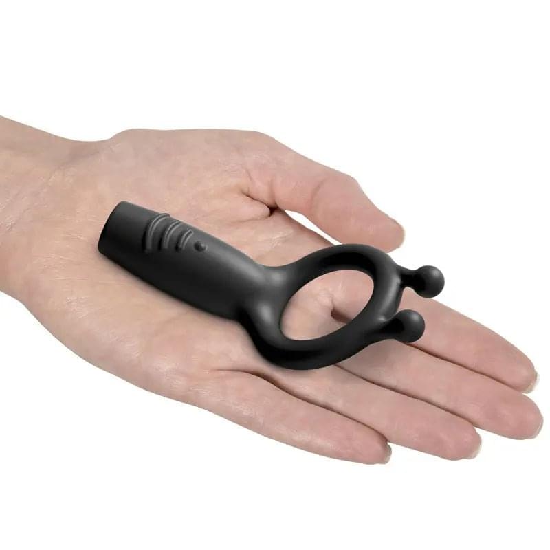 Sir Richards Vibrating Silicone Super C-Ring - Grey USB Rechargeable Vibrating Cock Ring Pipedream Discreet Intimate Essentials.