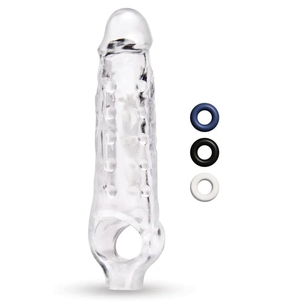 Size Up 1 Inch See-Thru Stretch Penis Extender -  2.5 cm (1'') Penis Extension Sleeve Xgen Products Discreet Intimate Essentials.