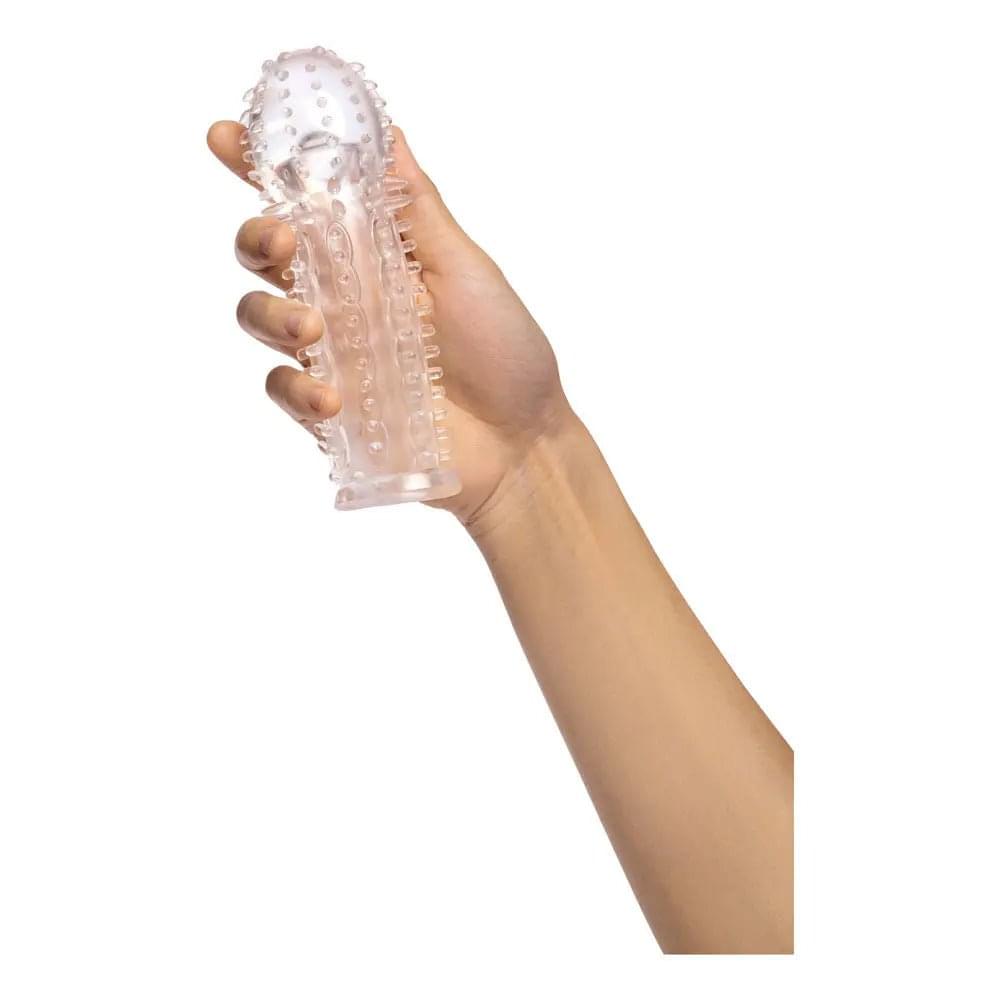Size Up 1.5 Inch See-Thru Stretch Penis Extender -  3.8 cm (1.5'') Penis Extension Sleeve Xgen Products Discreet Intimate Essentials.