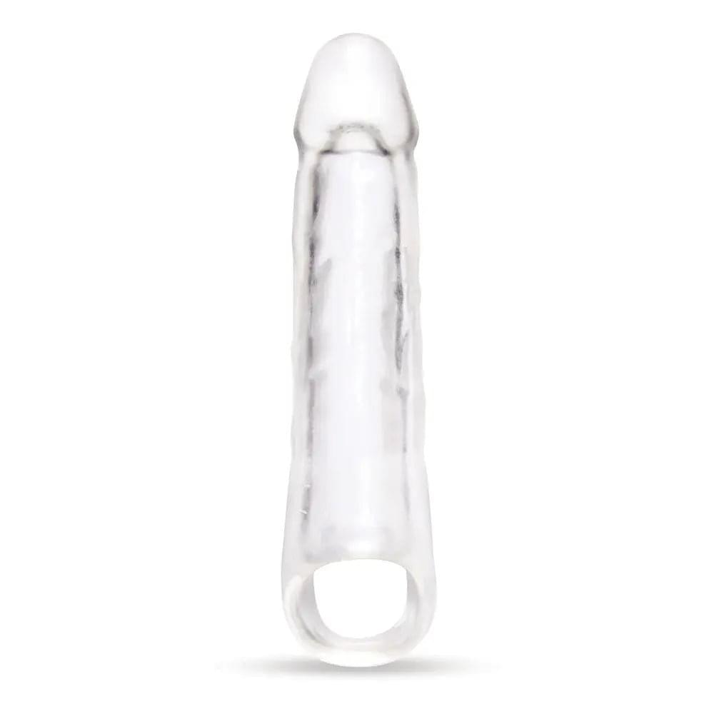 Size Up 3 Inch See-Thru Penis Extender with Ball Loop -  7.6 cm (3'') Penis Extension Sleeve Xgen Products Discreet Intimate Essentials.
