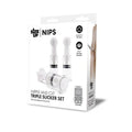 Size Up Nipple and Clit Triple Sucker Set - 3 Piece Sucker Set Xgen Products Discreet Intimate Essentials.