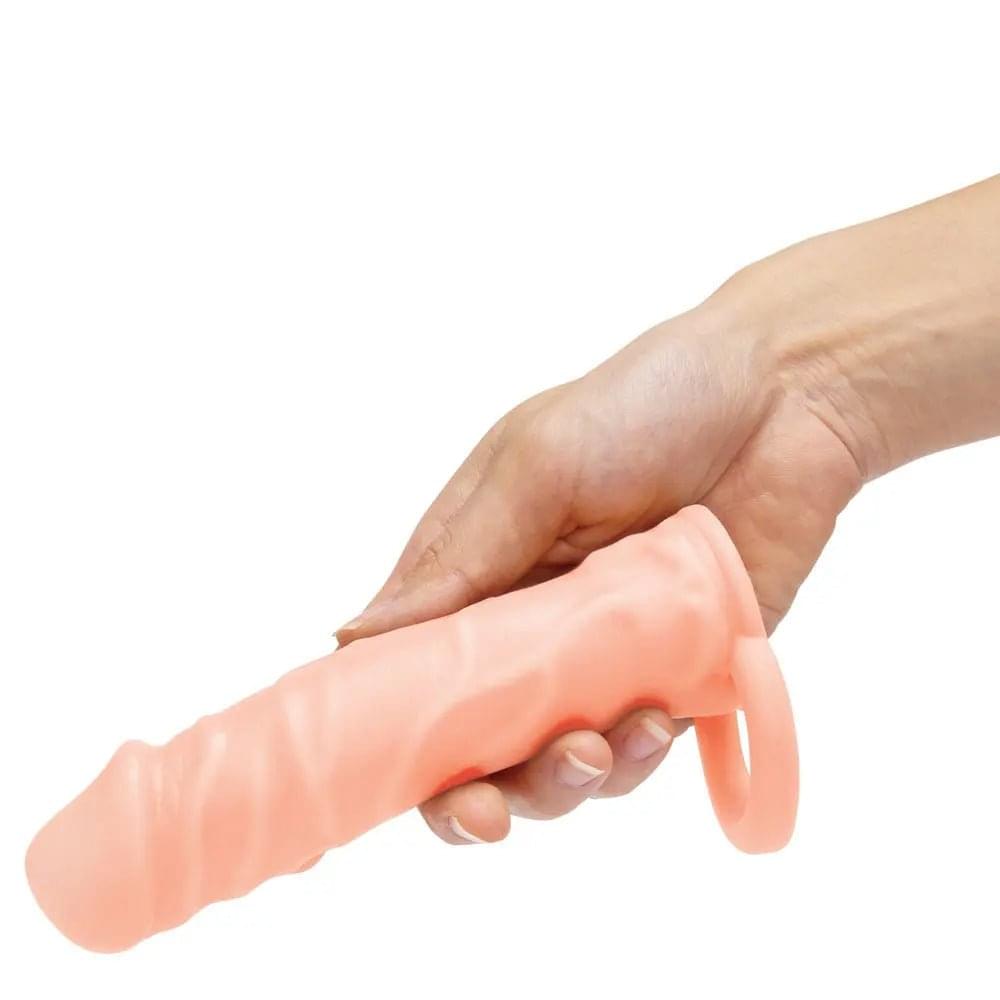 Size Up Realistic 1 Inch Penis Extender -  -  2.5 cm (1'') Penis Extension Sleeve Xgen Products Discreet Intimate Essentials.