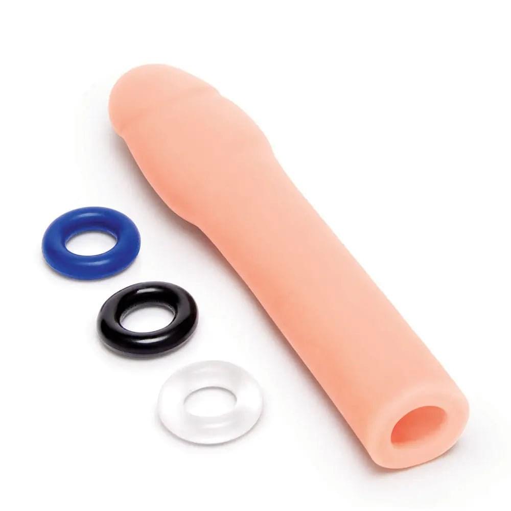 Size Up Realistic 2 Inch Penis Extender -  5 cm (2'') Penis Extension Sleeve Xgen Products Discreet Intimate Essentials.