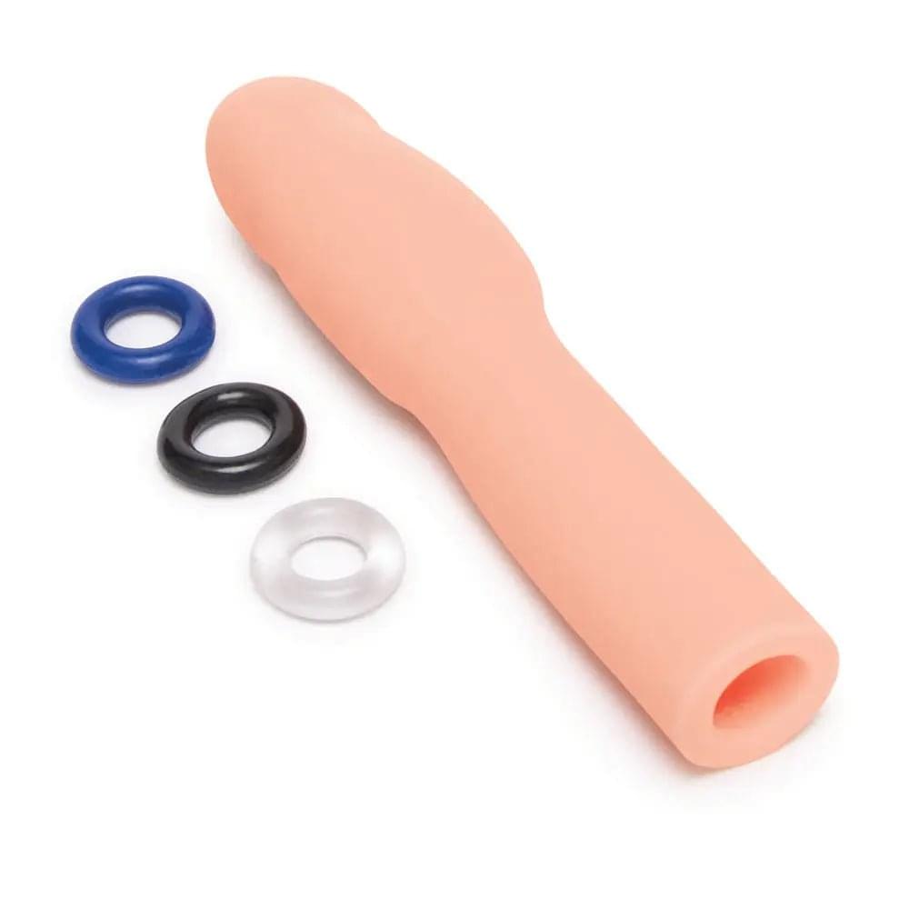 Size Up Realistic 4 Inch Penis Extender -  10.1 cm (4'') Penis Extension Sleeve Xgen Products Discreet Intimate Essentials.