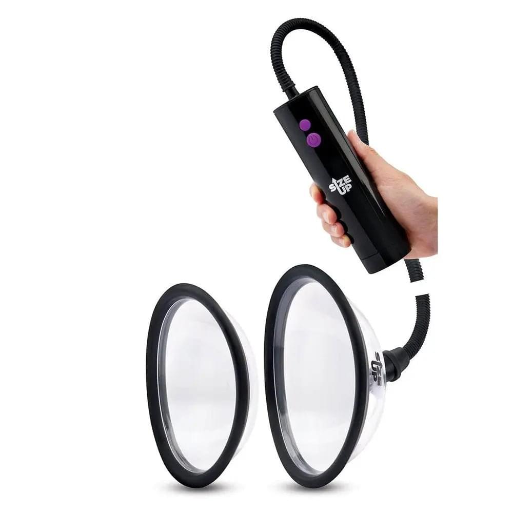 Size Up Rechargeable Power Plumper Pussy Pump -  USB Rechargeable Vagina Pump with Interchangeable Chambers XGEN Products Discreet Intimate Essentials.