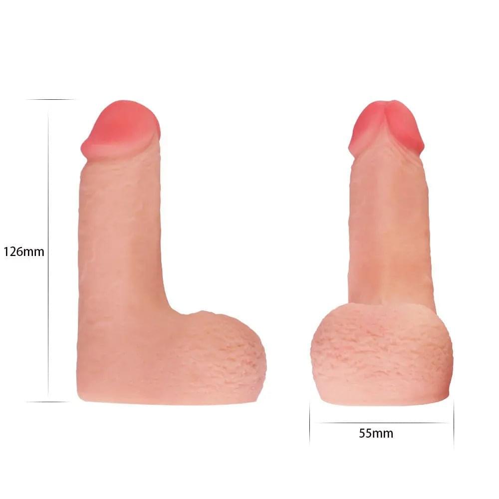 Skinlike Limpy Cock 5'' -  5 Inch Packer Lovetoy Discreet Intimate Essentials.