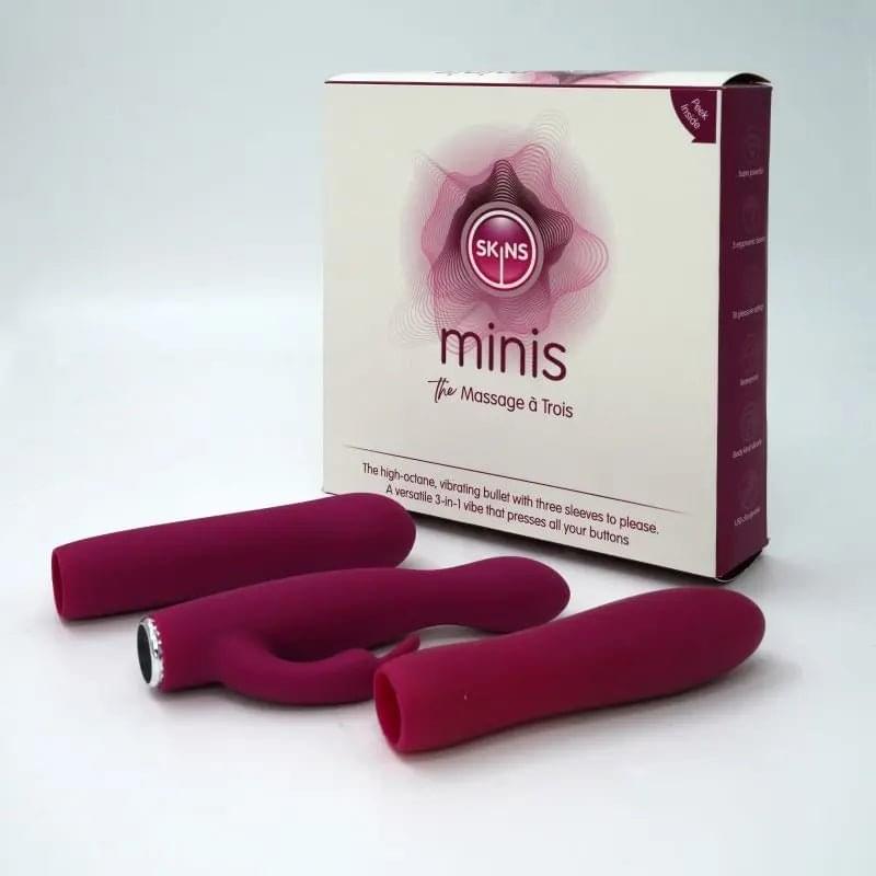 Skins Minis - Massage A Trois CreativeC Discreet Intimate Essentials.