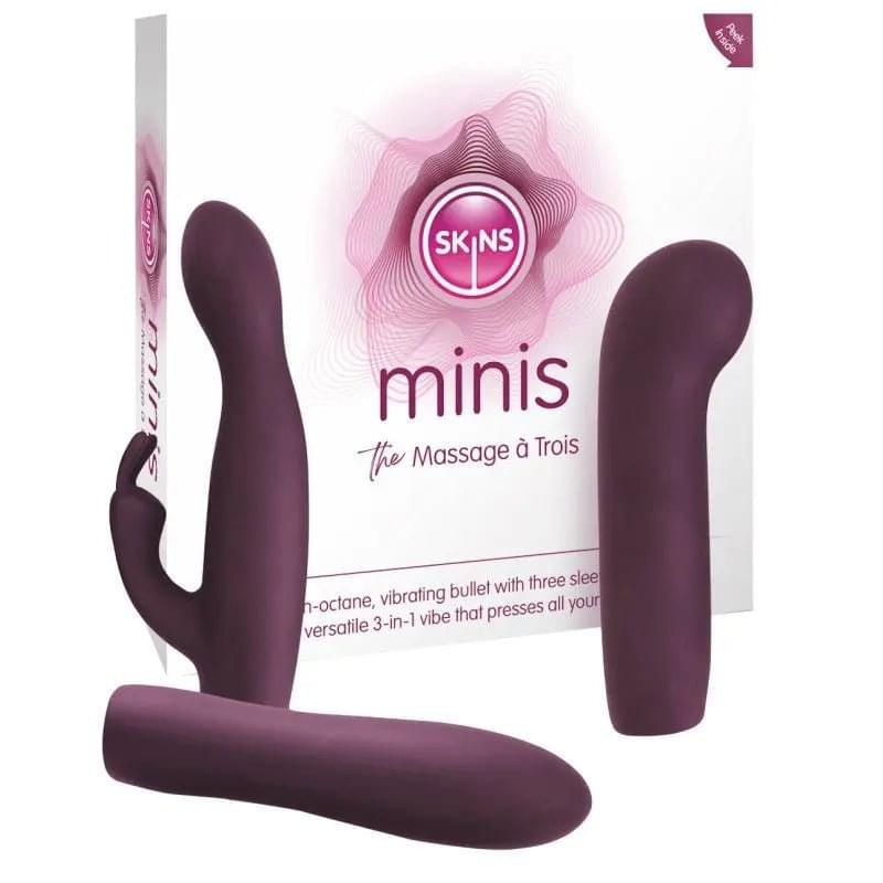 Skins Minis - Massage A Trois CreativeC Discreet Intimate Essentials.