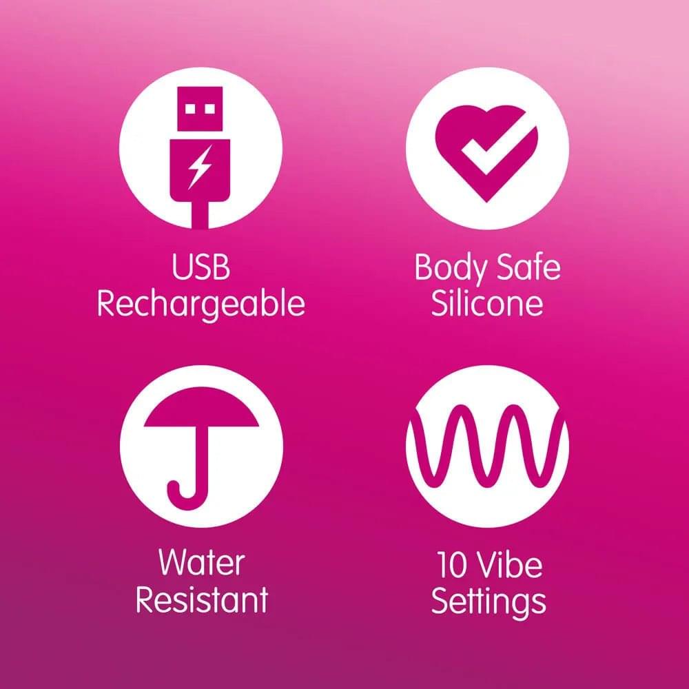 Skins Super Excite Rechargeable  Bullet -  USB Rechargeable Bullet Creative Conceptions Discreet Intimate Essentials.