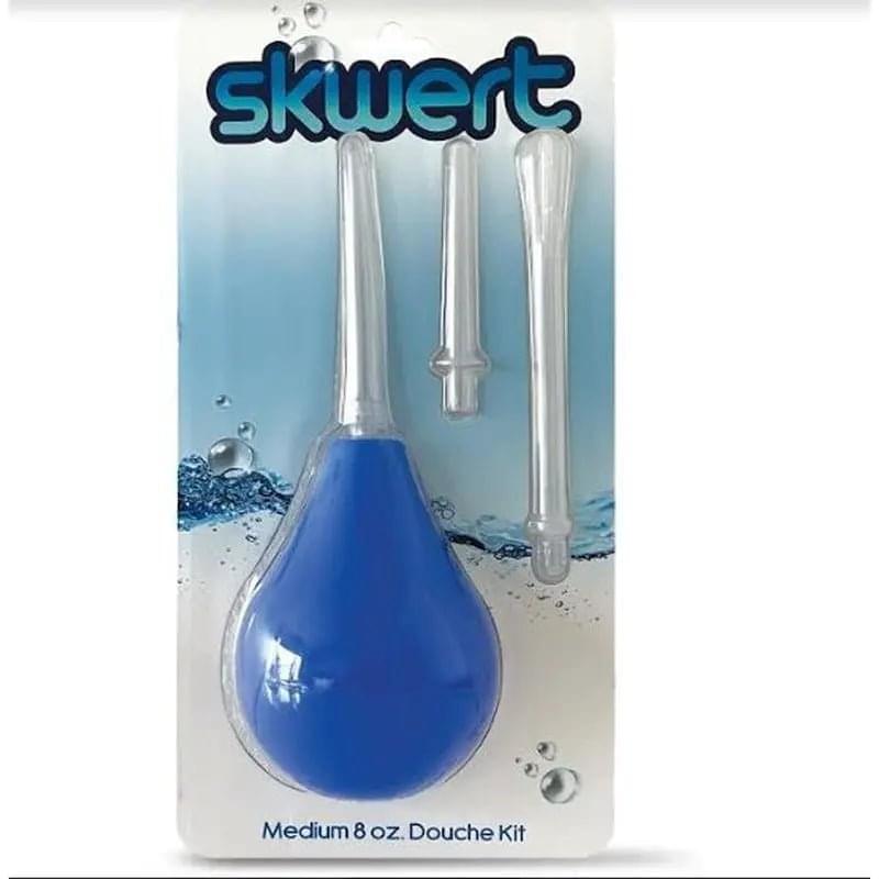 Skwert 4 Pc 8oz (237ml) Douche Medium Boneyard Discreet Intimate Essentials.