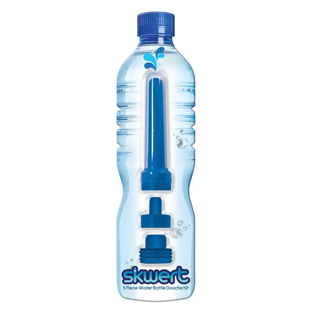 Skwert 5 Piece Water Bottle Douche Kit - 5 Piece Water Bottle Douche Adapter Kit C1 Releasing Discreet Intimate Essentials.