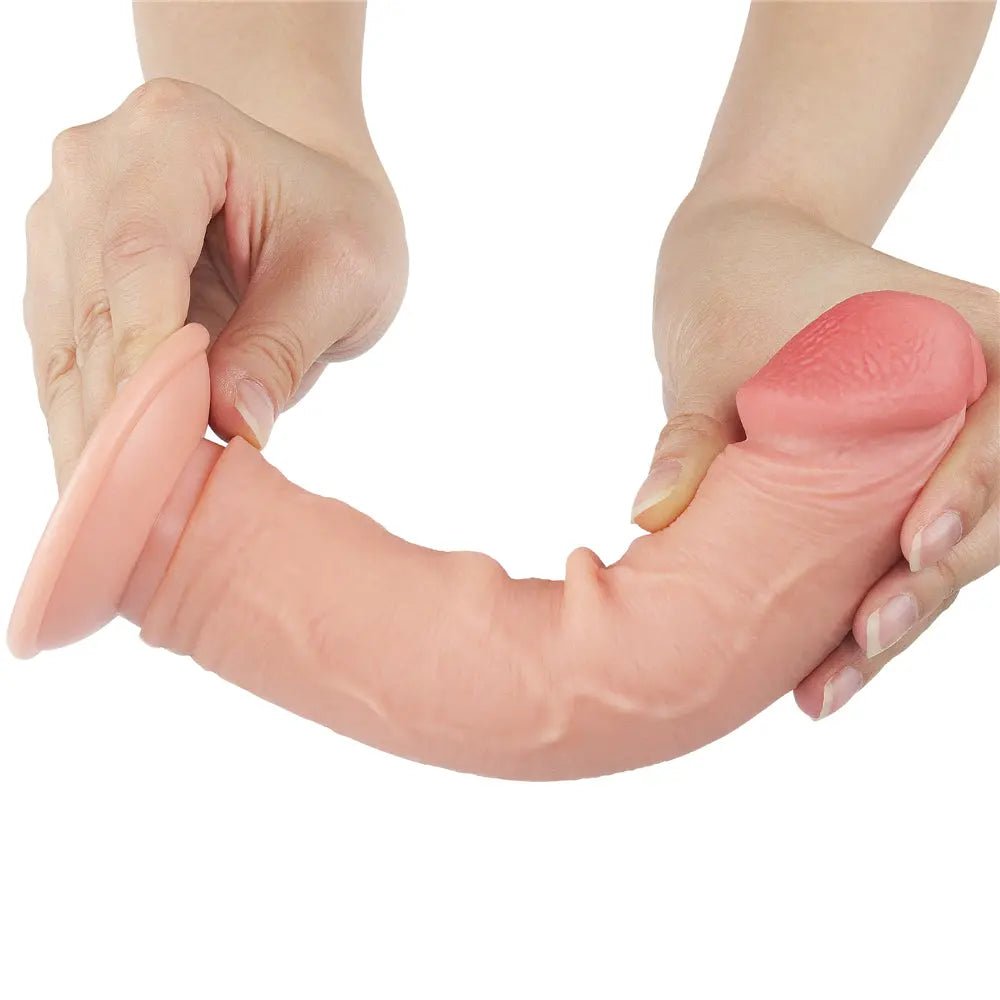 Shop affordable quality Sliding Skin Dual Layer Dong - 20 cm (8'') Dong with Flexible Skin - Discreet Intimate Essentials - DONGS - Lovetoy