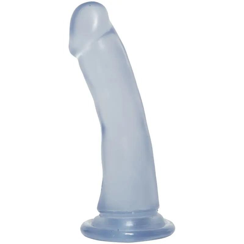 Slim Dong 6.5 in Clear Crystal Jellies Discreet Intimate Essentials.
