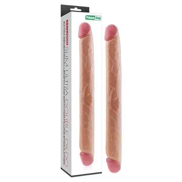 Slim Ultra Double Dildo -  43 cm (17'') Double Dong Lovetoy Discreet Intimate Essentials.