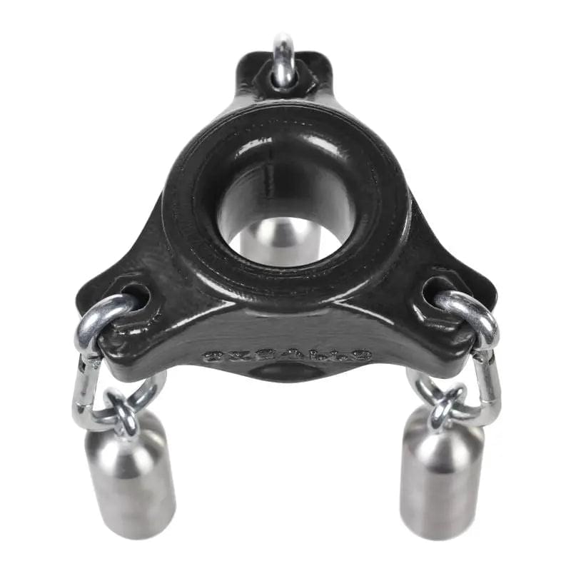 Slung Ballstretcher With 3 Carabiners Black OxBalls Discreet Intimate Essentials.