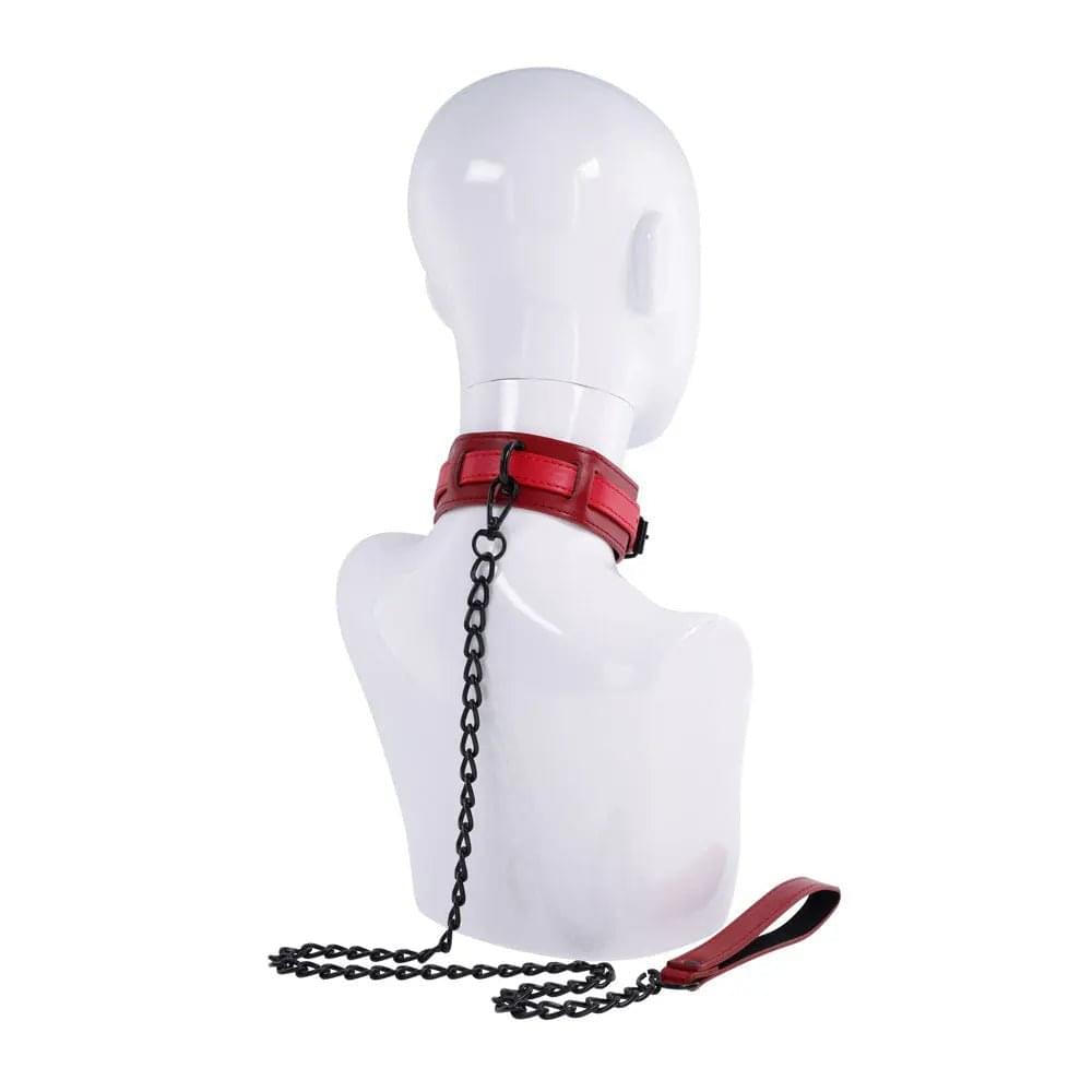 S&M Exs & Ohs Collar and Leash -  Neck Restraint Sportsheets Discreet Intimate Essentials.