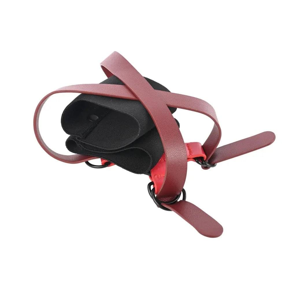 S&M Exs & Ohs Cross Cuffs - /Black Restraints Sportsheets Discreet Intimate Essentials.