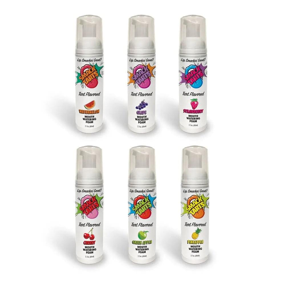 Smack Tarts Mouthwatering Foam - Cherry - Sour Cherry Flavoured - 80 ml Bottle Little Genie Discreet Intimate Essentials.