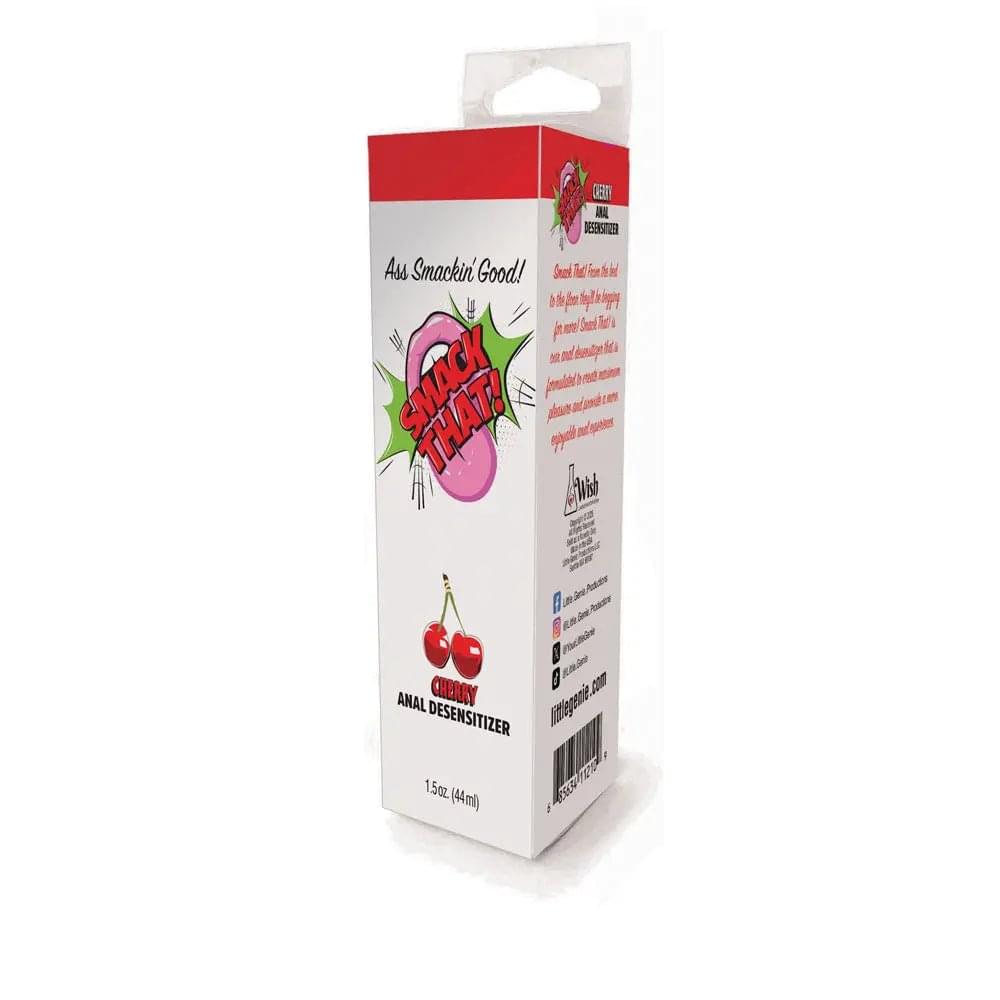 Smack That! Anal Desensitiser - Cherry - Cherry Flavoured Anal Desensitiser - 44 ml Tube Little Genie Discreet Intimate Essentials.