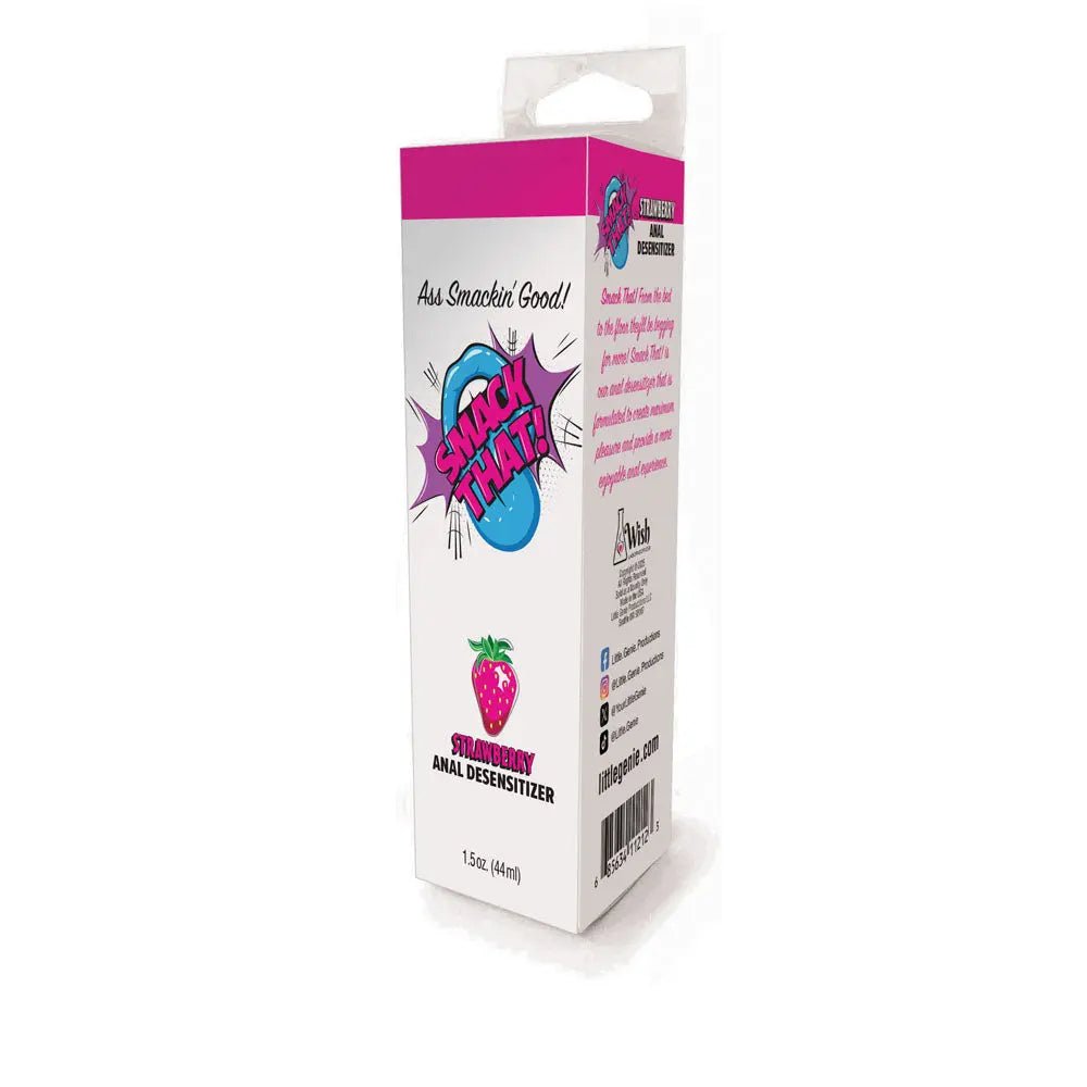 Shop affordable quality Smack That! Anal Desensitiser - Strawberry - Strawberry Flavoured Anal Desensitiser - 44 ml Tube - Discreet Intimate Essentials - ENHANCERS - Little Genie