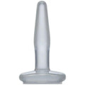 Small Butt Plug Clear Crystal Jellies Discreet Intimate Essentials.