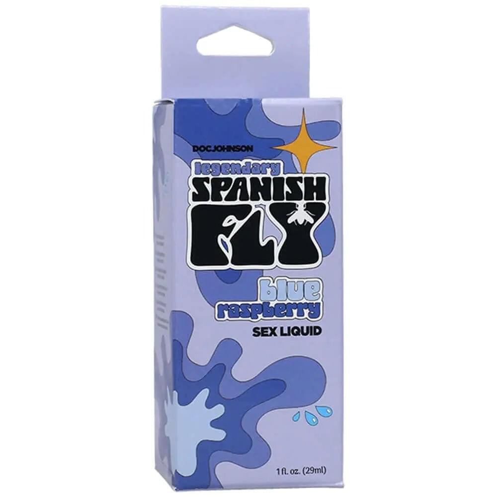 Spanish Fly Sex Liquid - Blue Raspberry - Aphrodisiac Enhancer - 29 ml Bottle Doc Johnson Discreet Intimate Essentials.
