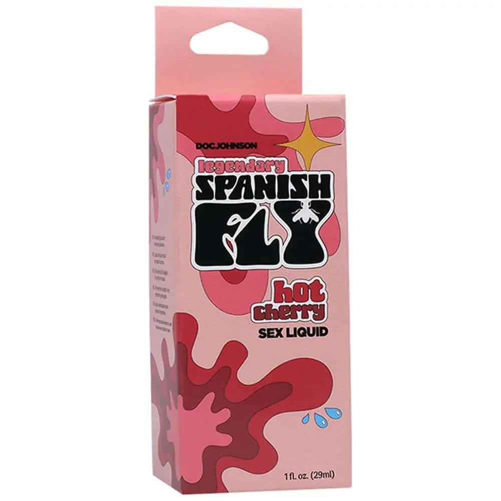 Spanish Fly Sex Liquid - Hot Cherry - Aphrodisiac Enhancer - 29 ml Bottle Doc Johnson Discreet Intimate Essentials.