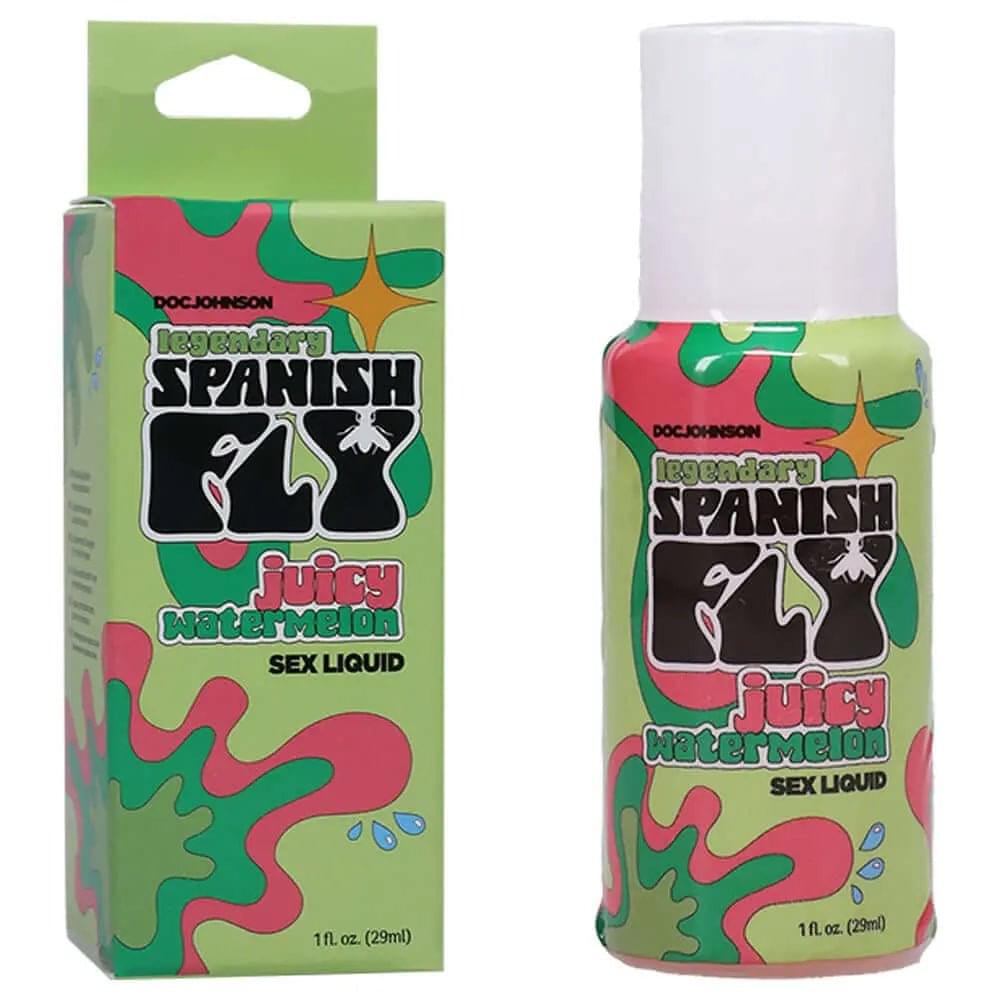 Spanish Fly Sex Liquid - Juicy Watermelon - Aphrodisiac Enhancer - 29 ml Bottle Doc Johnson Discreet Intimate Essentials.