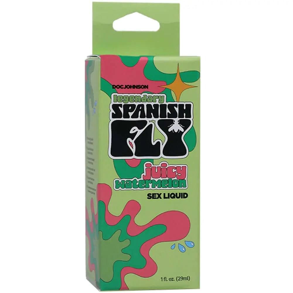 Spanish Fly Sex Liquid - Juicy Watermelon - Aphrodisiac Enhancer - 29 ml Bottle Doc Johnson Discreet Intimate Essentials.
