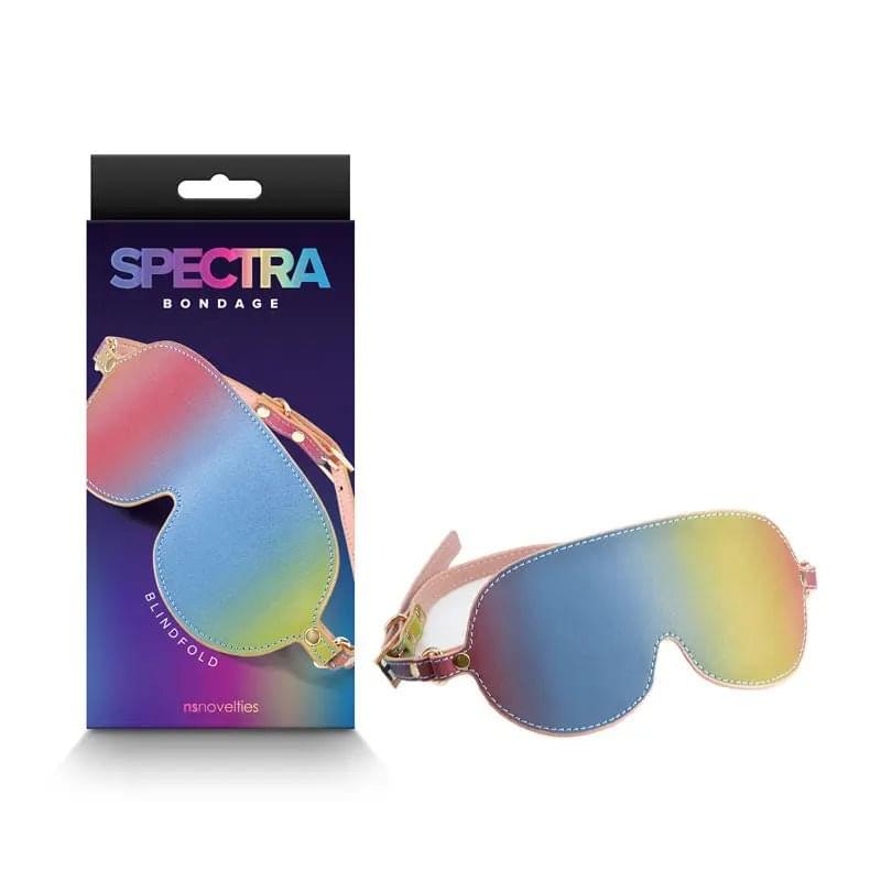 Spectra Bondage Blindfold - Rainbow - Rainbow Eye Restraint NS Novelties Discreet Intimate Essentials.