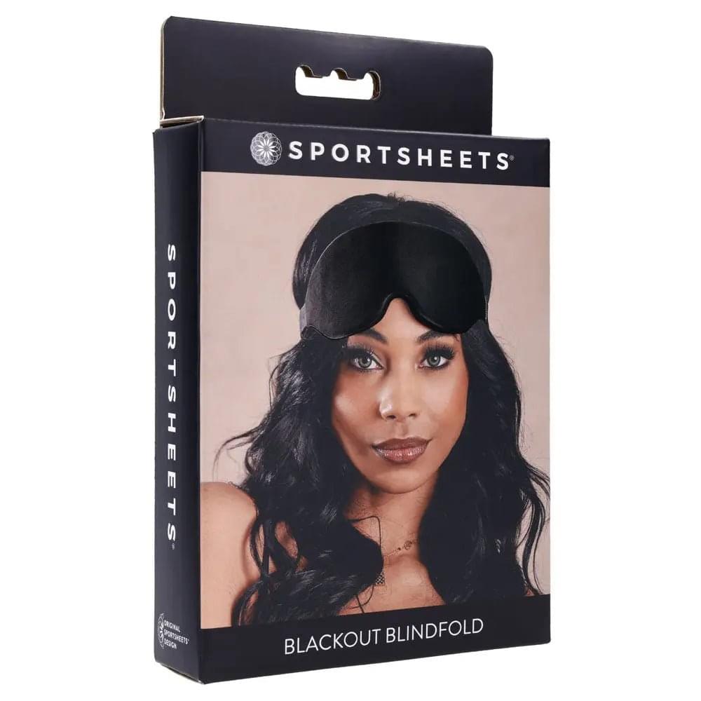 SPORTSHEETS Blackout Blindfold -  Eye Mask Sportsheets Discreet Intimate Essentials.