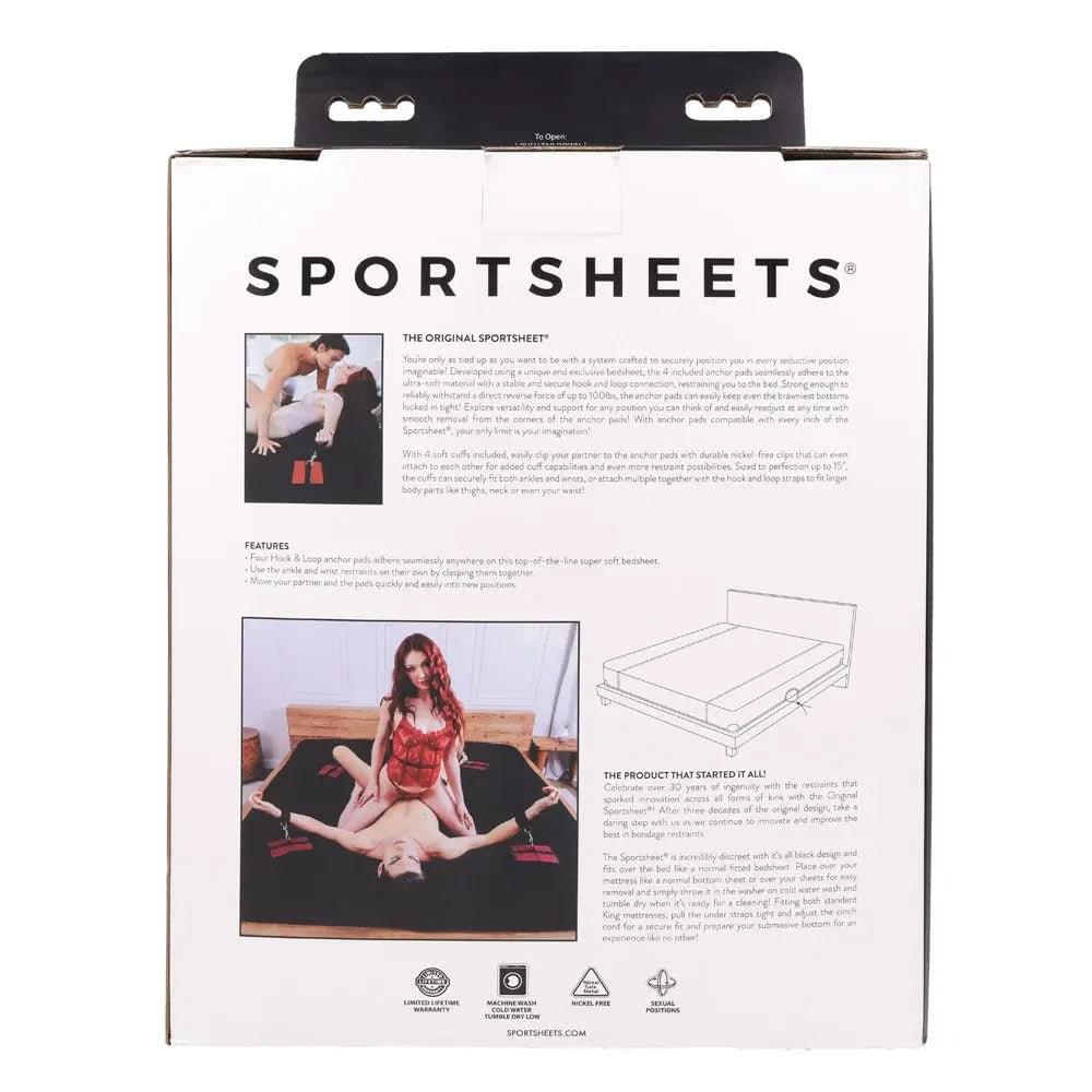 SPORTSHEETS The Sportsheet - King - Bed Restraint Play System - Fits King Size Bed Sportsheets Discreet Intimate Essentials.