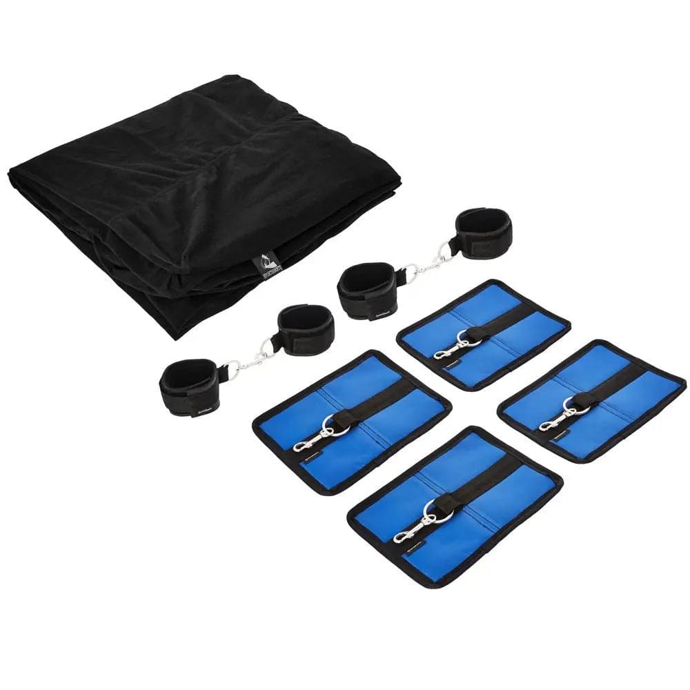 SPORTSHEETS The Sportsheet - Queen - Bed Restraint Play System - Fits Queen Size Bed Sportsheets Discreet Intimate Essentials.
